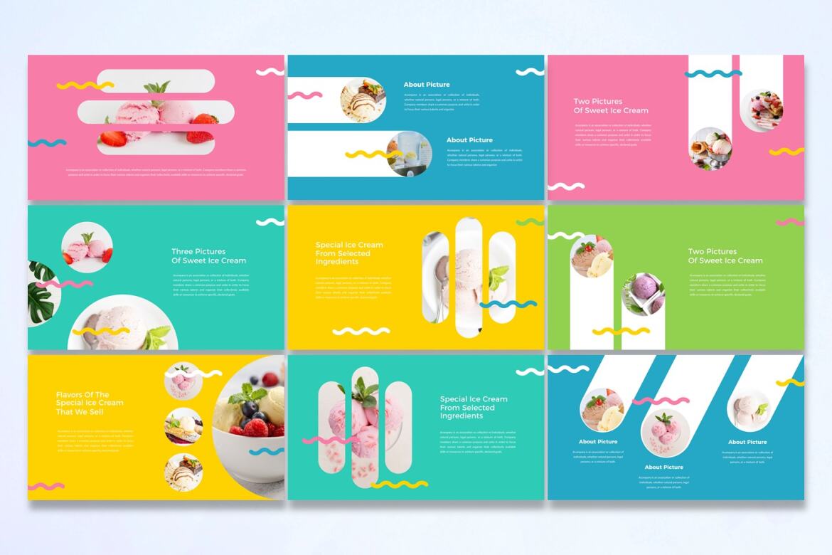 Fountain - FREE Keynote Template - view 3