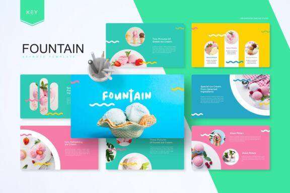 Fountain - FREE Keynote Template