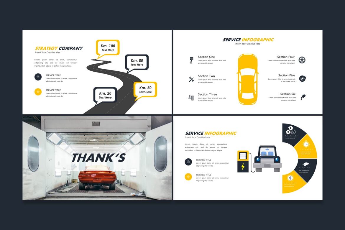 Pistone - FREE Powerpoint Template - view 6