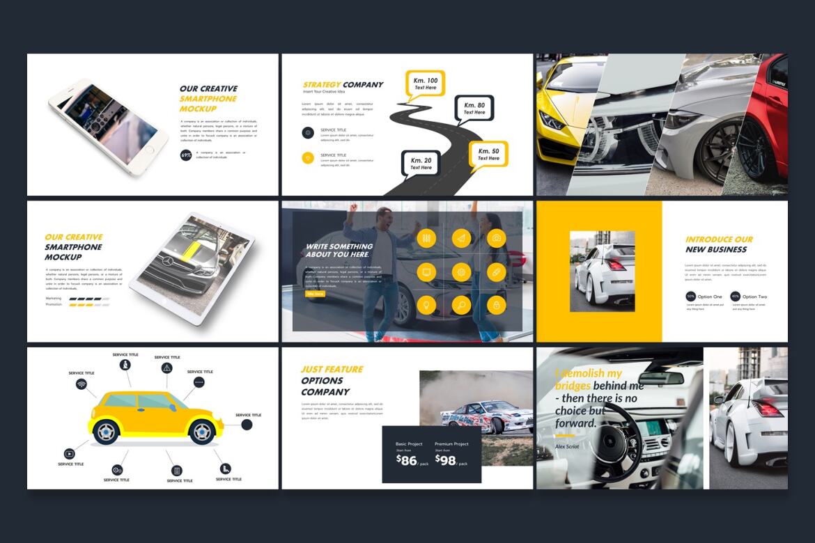 Pistone - FREE Powerpoint Template - view 4