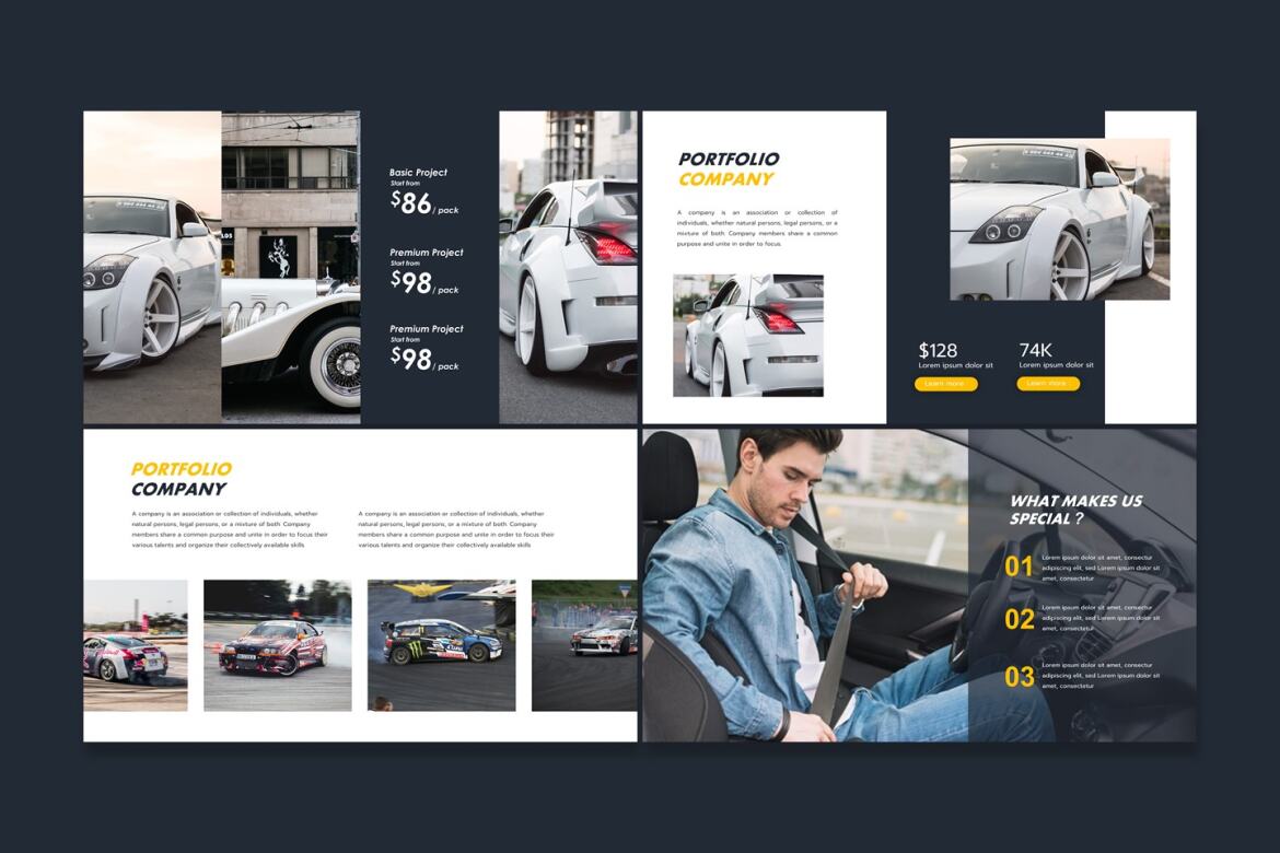 Pistone - FREE Powerpoint Template - view 7