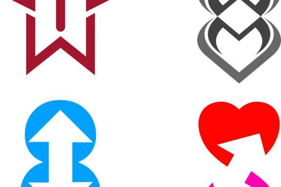 WT WM 8 Love - Free Logo Shapes