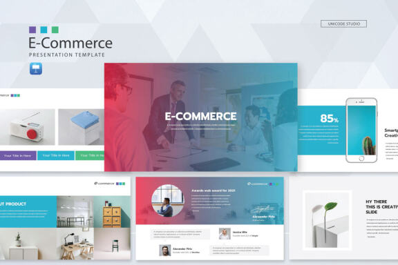 E-Commerce - Free Keynote Template