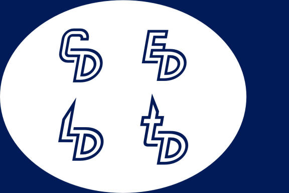 CD ED LD TD - Free Logo Shapes