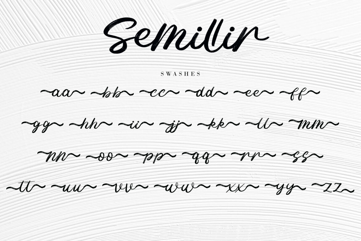 Semillir FREE Brush Script - view 8
