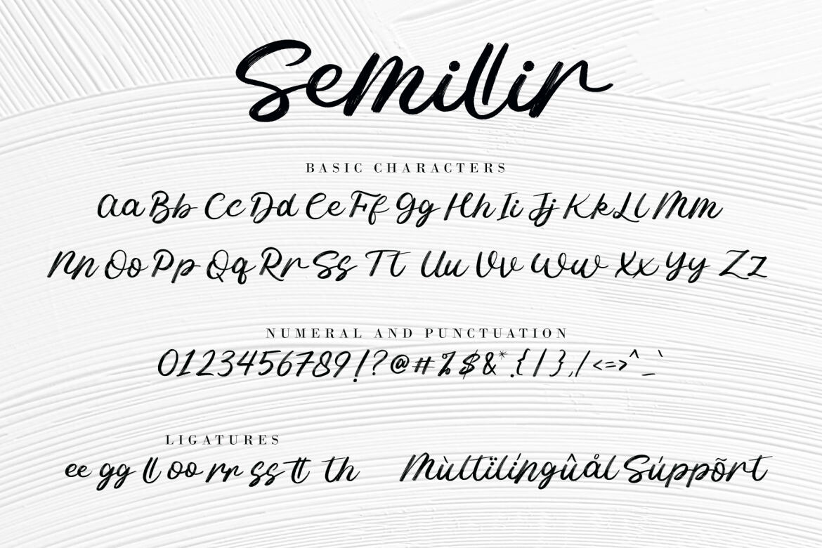 Semillir FREE Brush Script - view 7