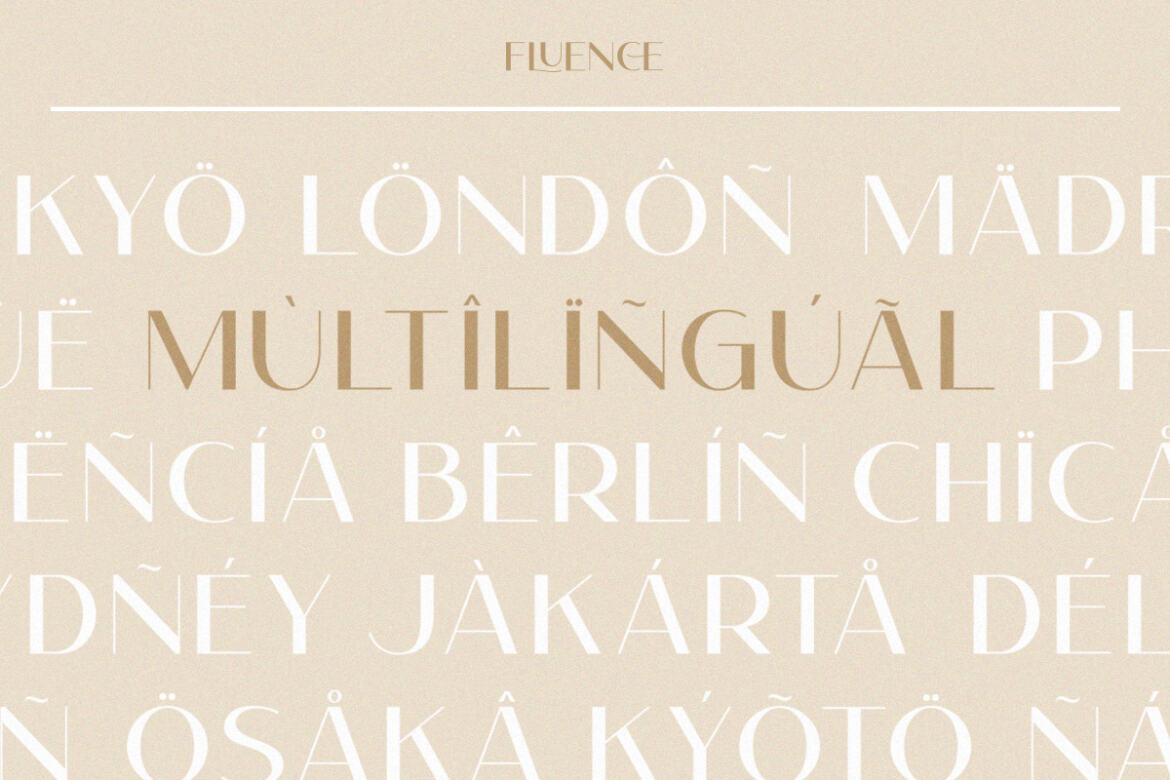 Fluence FREE Demo Font - view 9