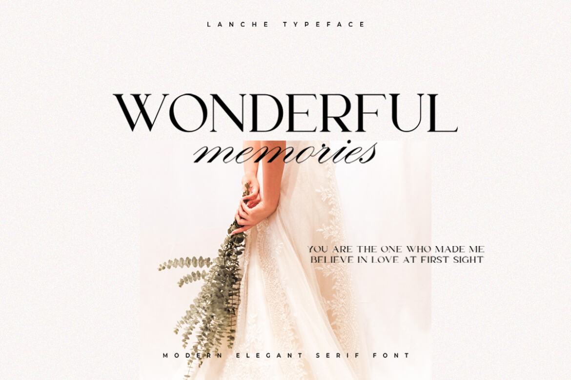 Lanche Serif FREE Demo Font - view 8