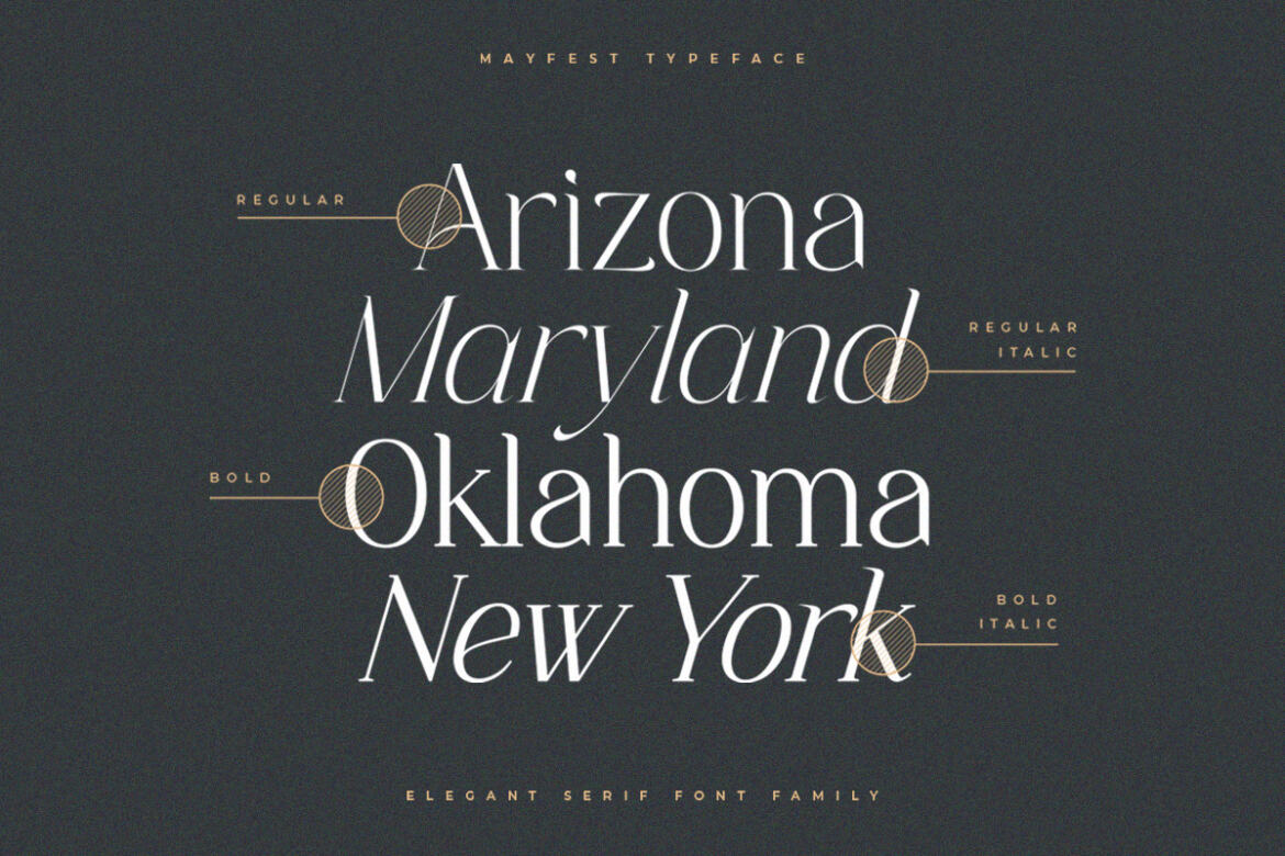 Mayfest Serif FREE Demo Font - view 4