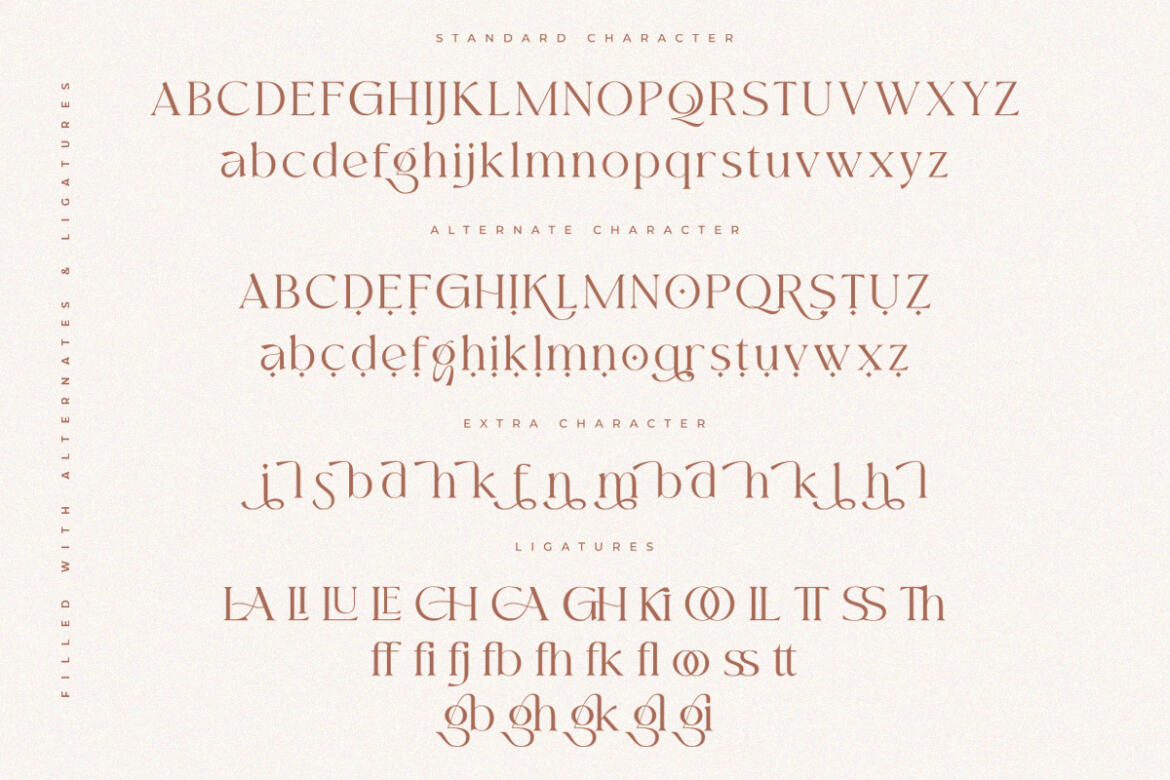 Moglan Serif FREE Demo Font - view 10