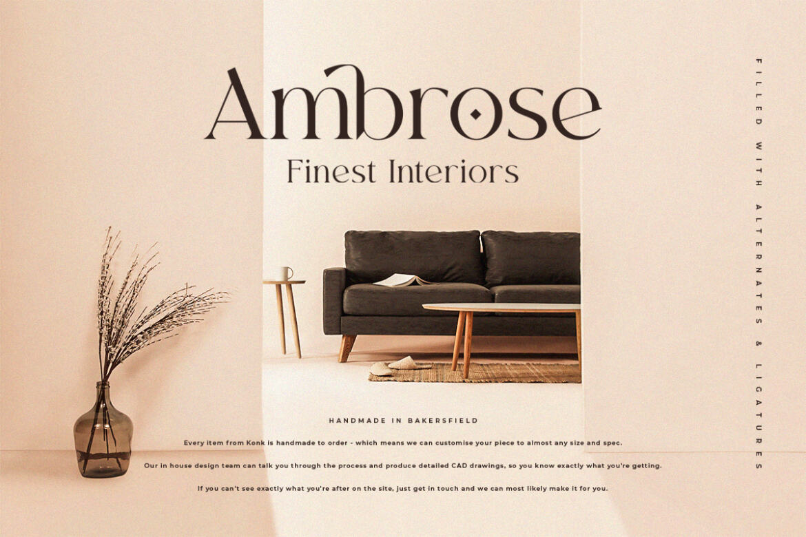 Moglan Serif FREE Demo Font - view 7