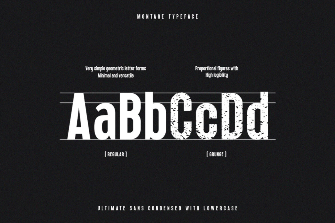 Montage Sans FREE Demo Font - view 5