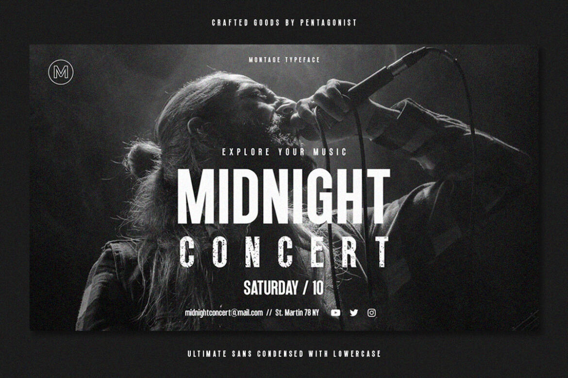 Montage Sans FREE Demo Font - view 6