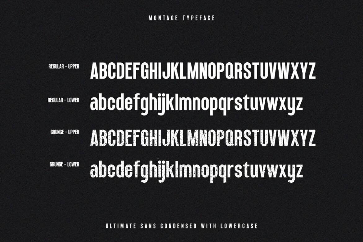 Montage Sans FREE Demo Font - view 9