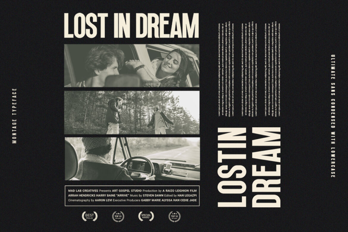 Montage Sans FREE Demo Font - view 3