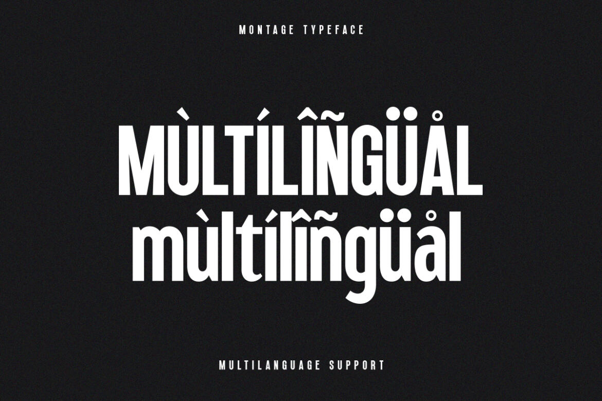 Montage Sans FREE Demo Font - view 8