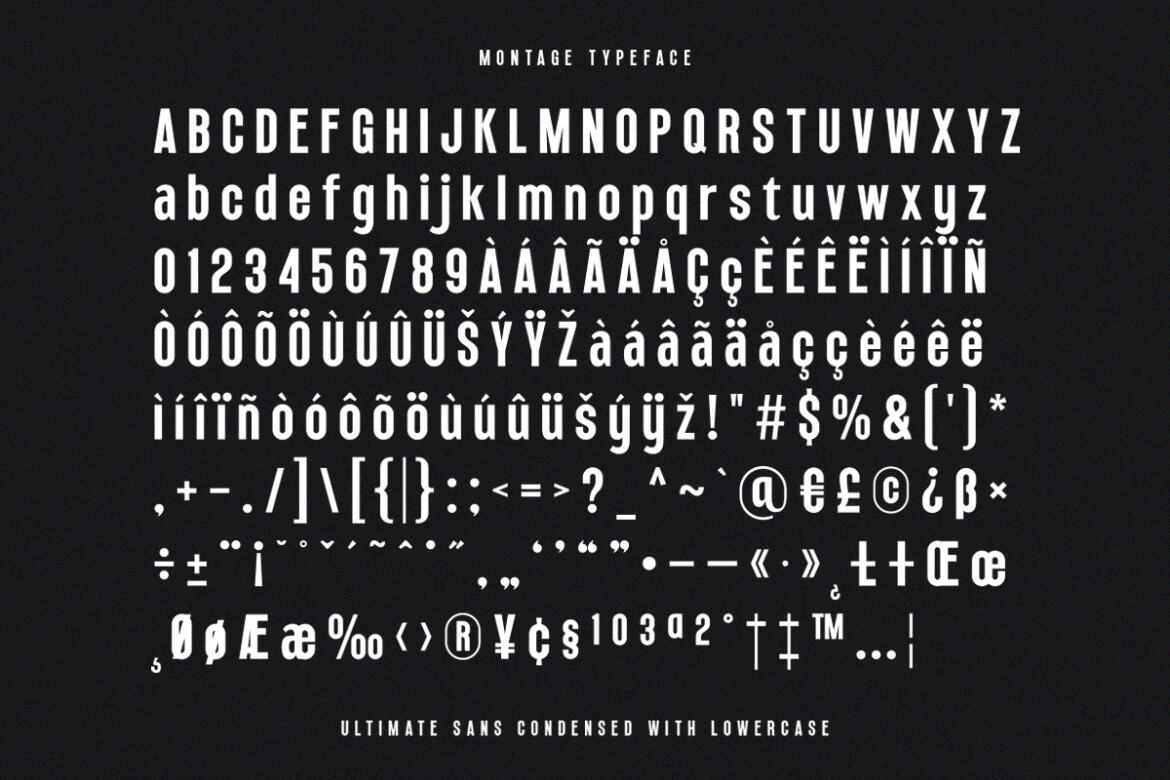 Montage Sans FREE Demo Font - view 10