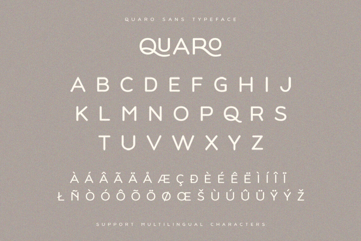 Quaro Sans FREE Demo Font - view 9