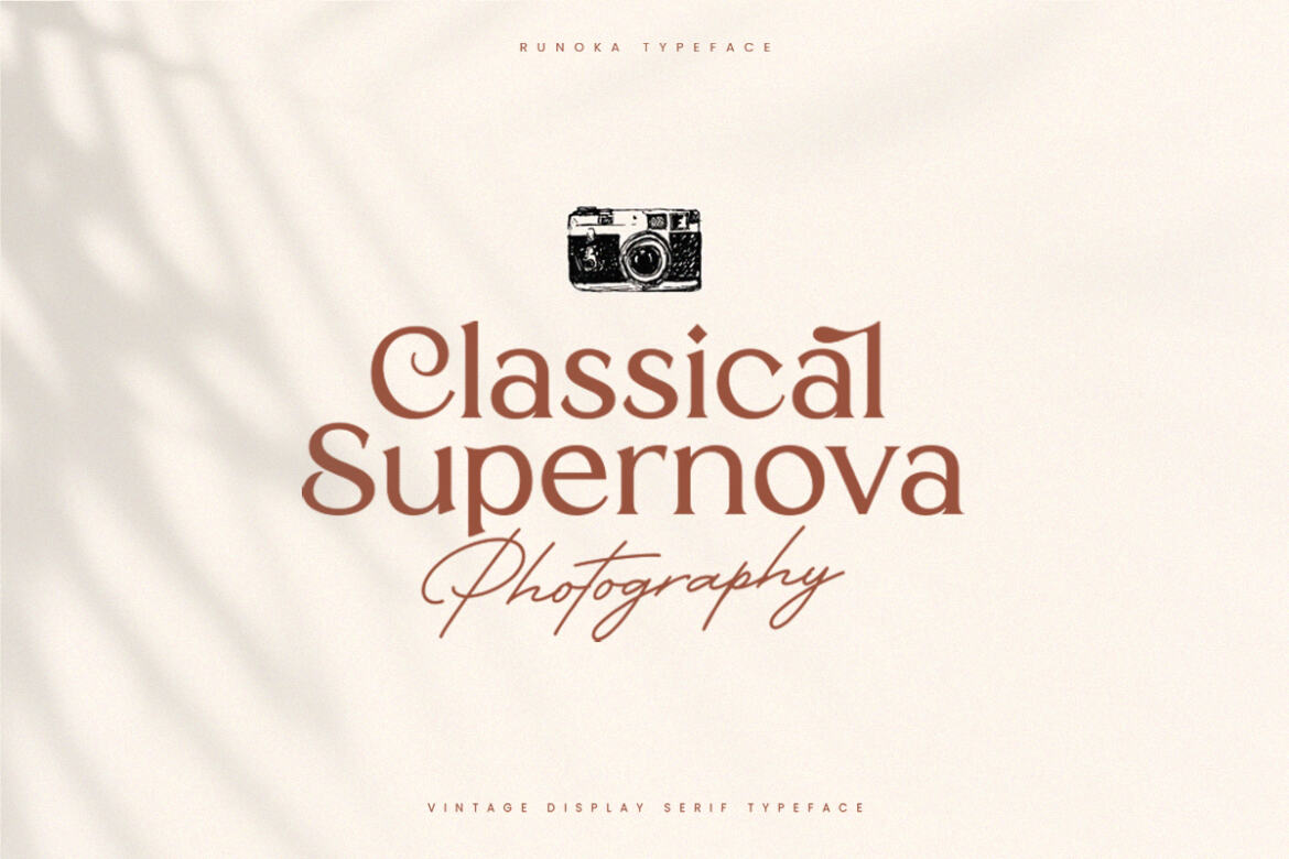 Runoka Serif FREE Demo Font - view 5
