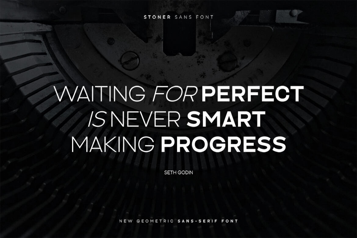 Stoner Sans FREE Demo Font - view 8