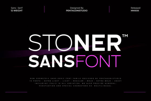 Stoner Sans FREE Demo Font
