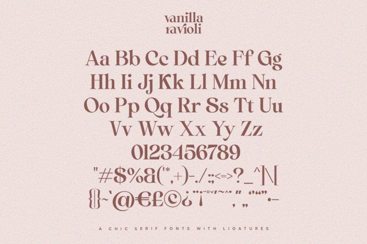 Vanilla Ravioli FREE Demo Font - view 10