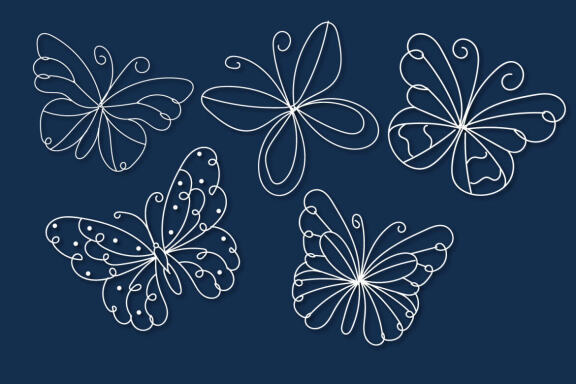 Butterfly - Free Linear Shapes