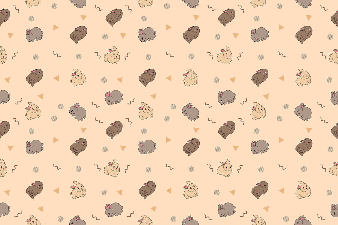 Bunny Rabbit - FREE Seamless Patterns - view 7