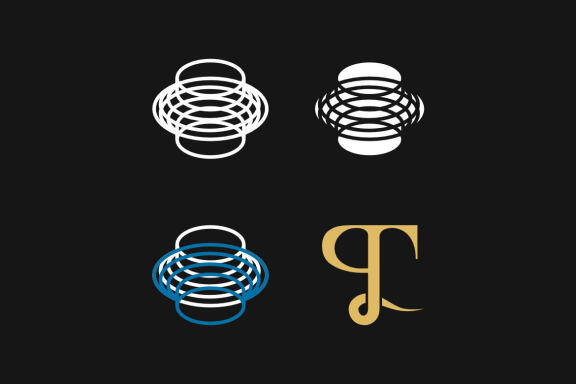 QT Cylinder Net - Free Logo Shapes - view 1