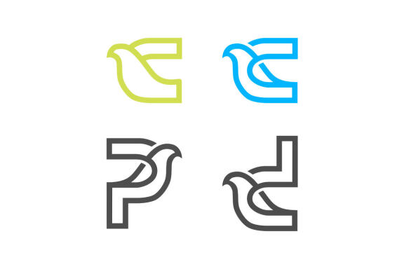 C P D Bird - Free Logo Shapes