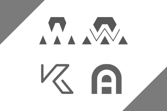 AW K NA - Free Logo Shapes