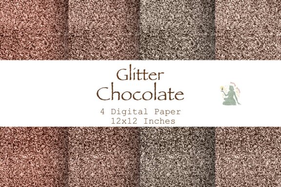 Brown Glitter FREE Digital Papers