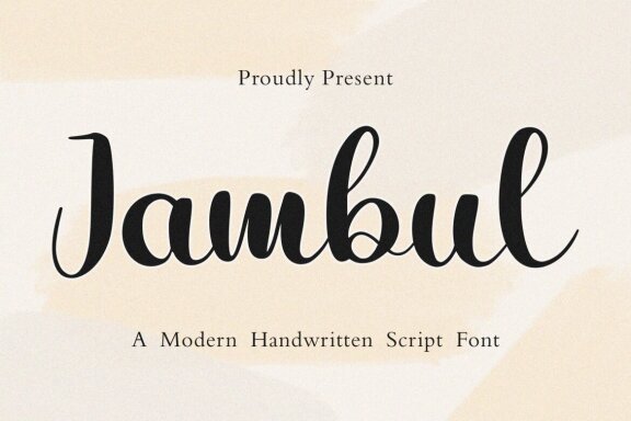 Jambul - FREE Font