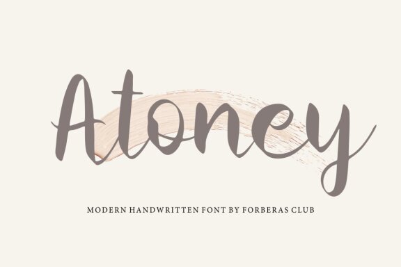 Atoney - FREE Font
