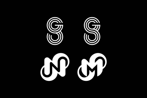 GS NS MS - Free Logo Shapes