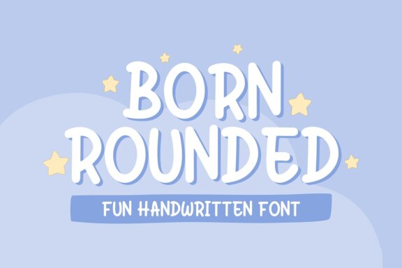 Born Rounded - FREE Demo Font