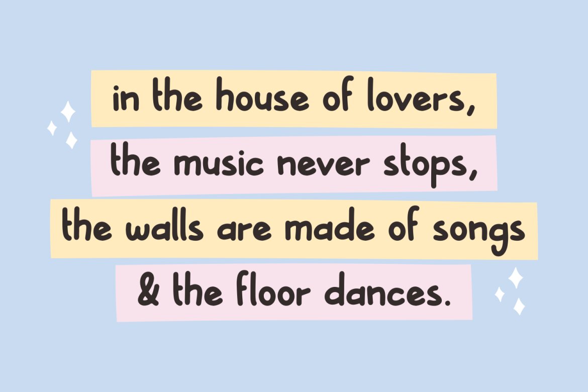 Born Rounded - FREE Demo Font alt