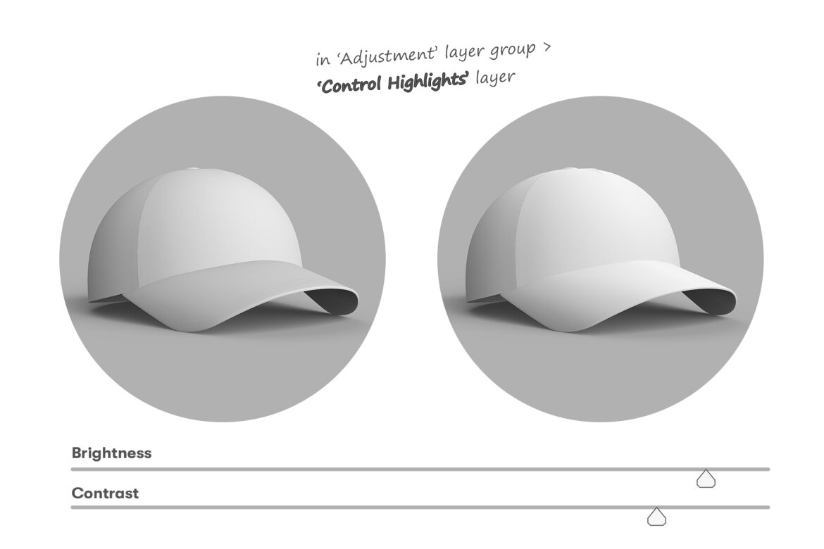 Cap FREE Mockups - view 7