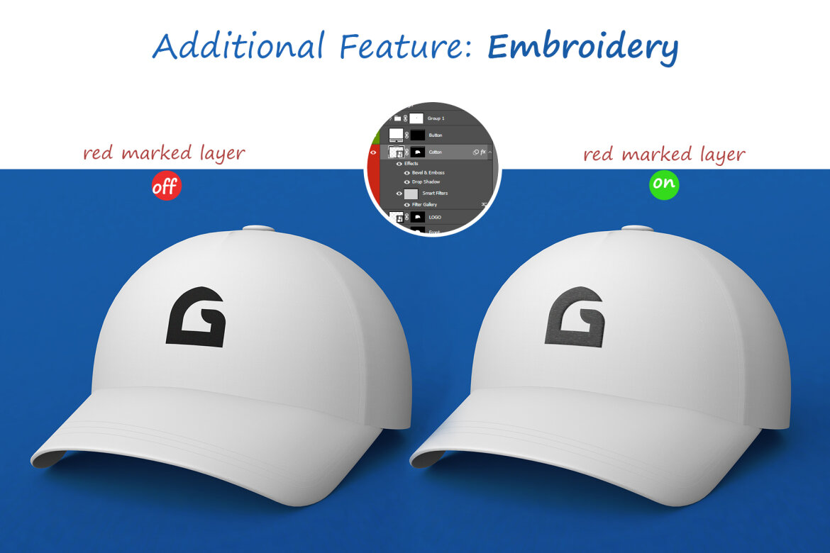 Cap FREE Mockups - view 4