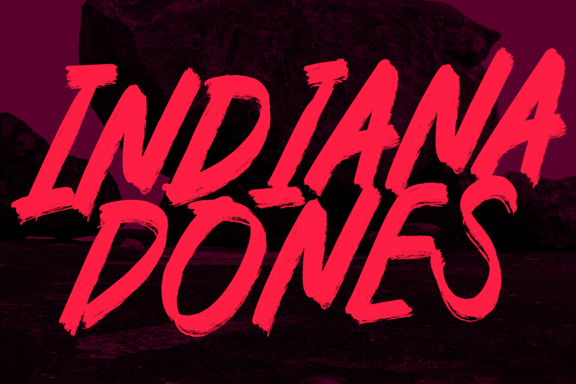 Rotten Core FREE Brush Font - view 4