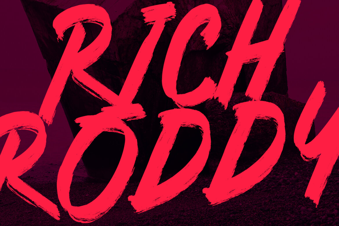 Rotten Core FREE Brush Font - view 5