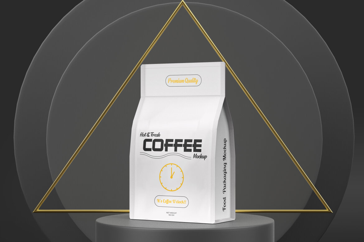 Coffee Bag - FREE Mockup - view 3