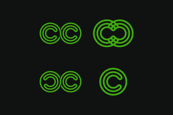 CC and ornament - Free Logo Shapes