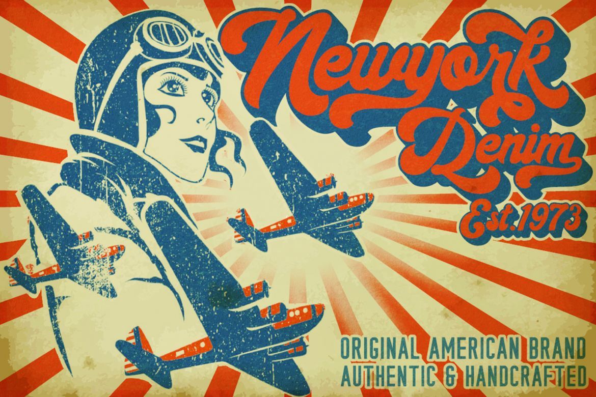 Halycoon Retro Script - view 3