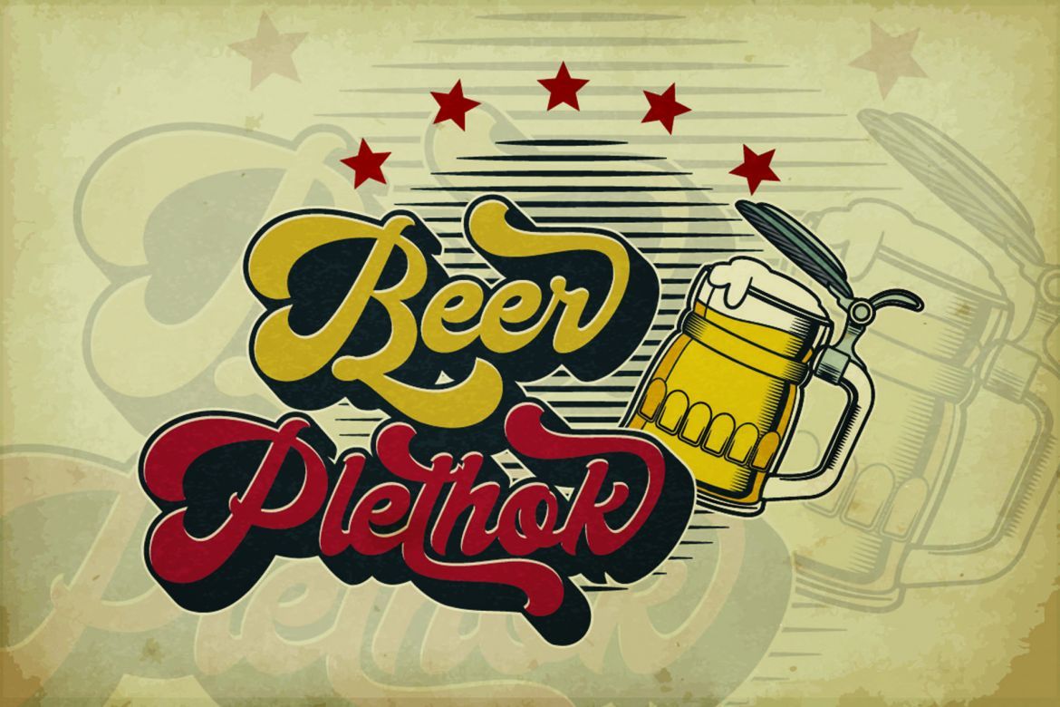 Halycoon Retro Script - view 5