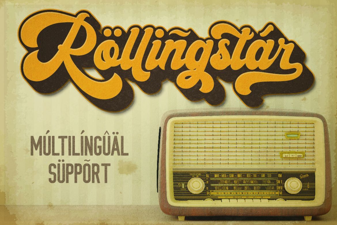 Halycoon Retro Script - view 10