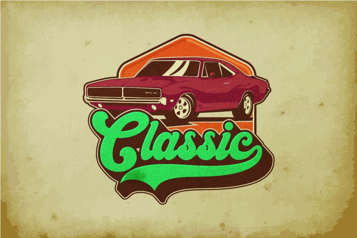 Halycoon Retro Script - view 12