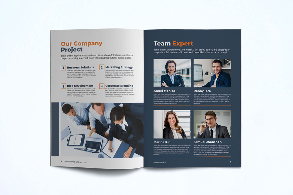 Business Brochure FREE Template - view 7