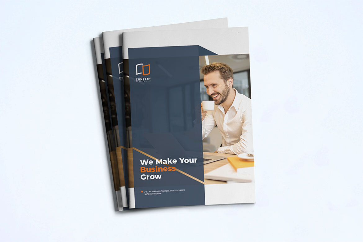 Business Brochure FREE Template alternate