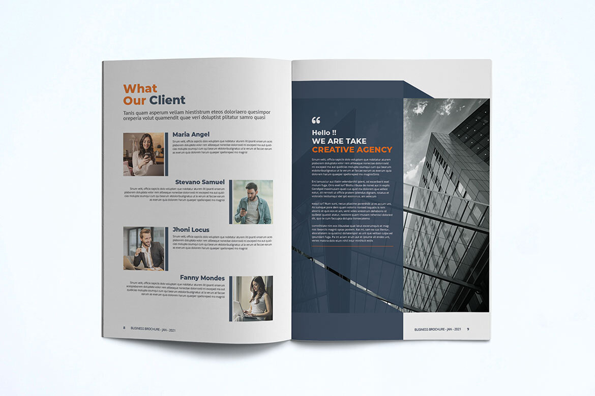 Business Brochure FREE Template - view 8